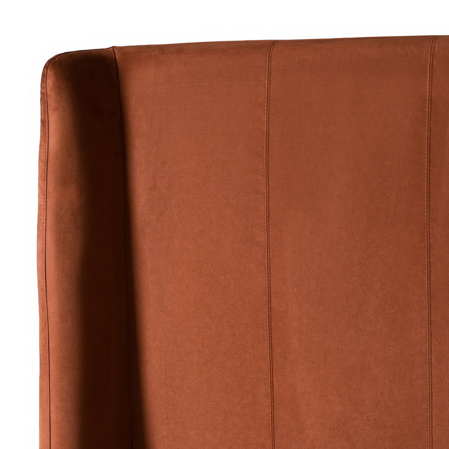 ROMA PLATFORM BED: BURNT ORANGE
