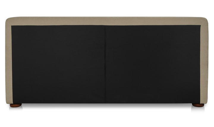 BEAU UPHOLSTERED STORAGE BED: WARM BEIGE
