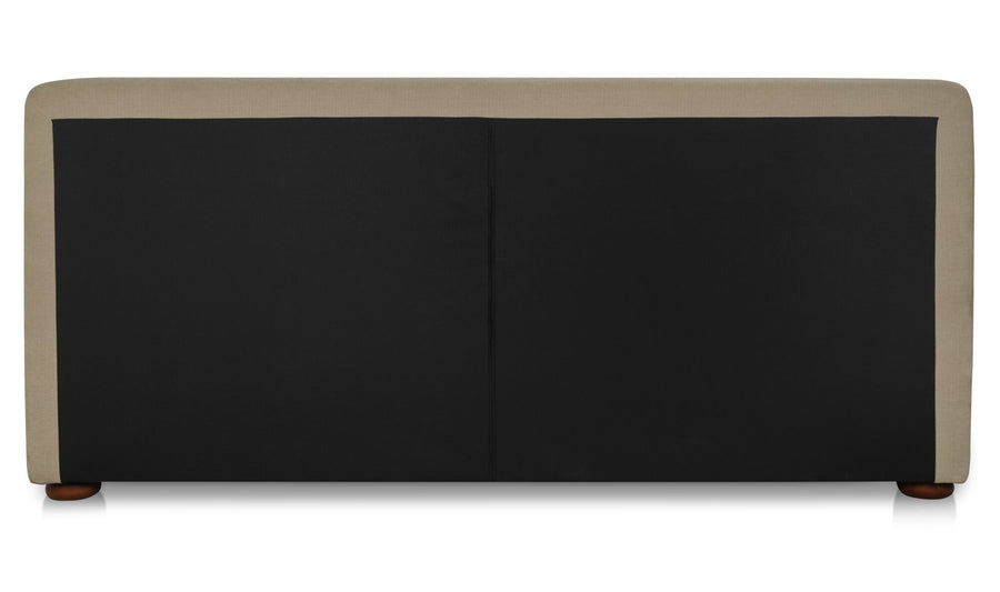 BEAU UPHOLSTERED STORAGE BED: WARM BEIGE