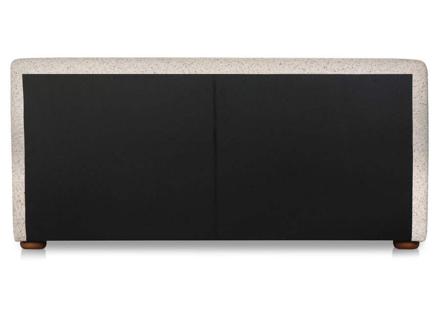 BEAU UPHOLSTERED STORAGE BED: SPECKLED LIGHT GREY