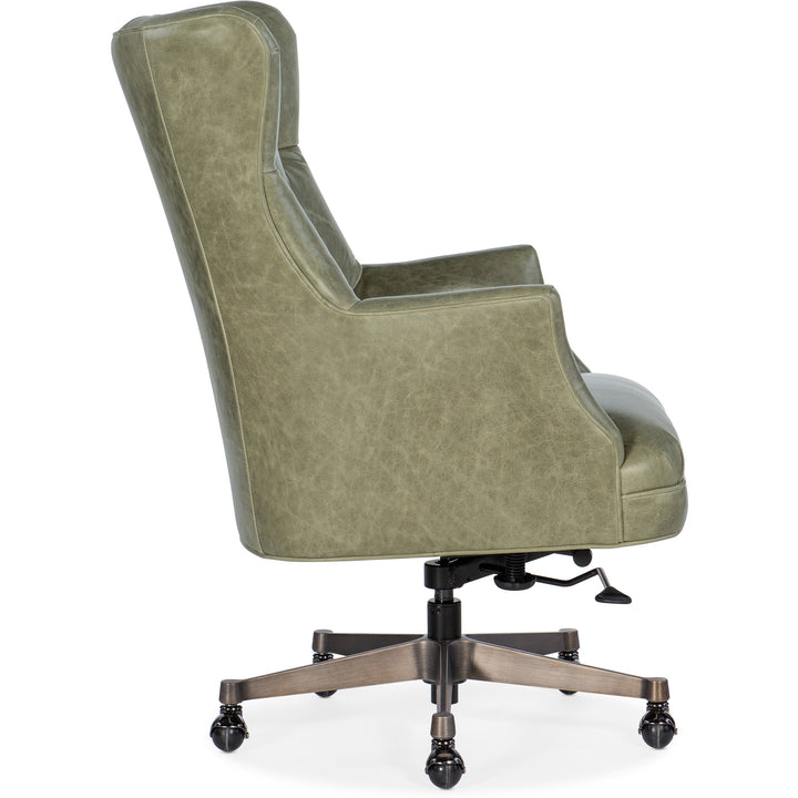 BRINLEY EXECUTIVE OFFICE CHAIR: SAGE LEATHER