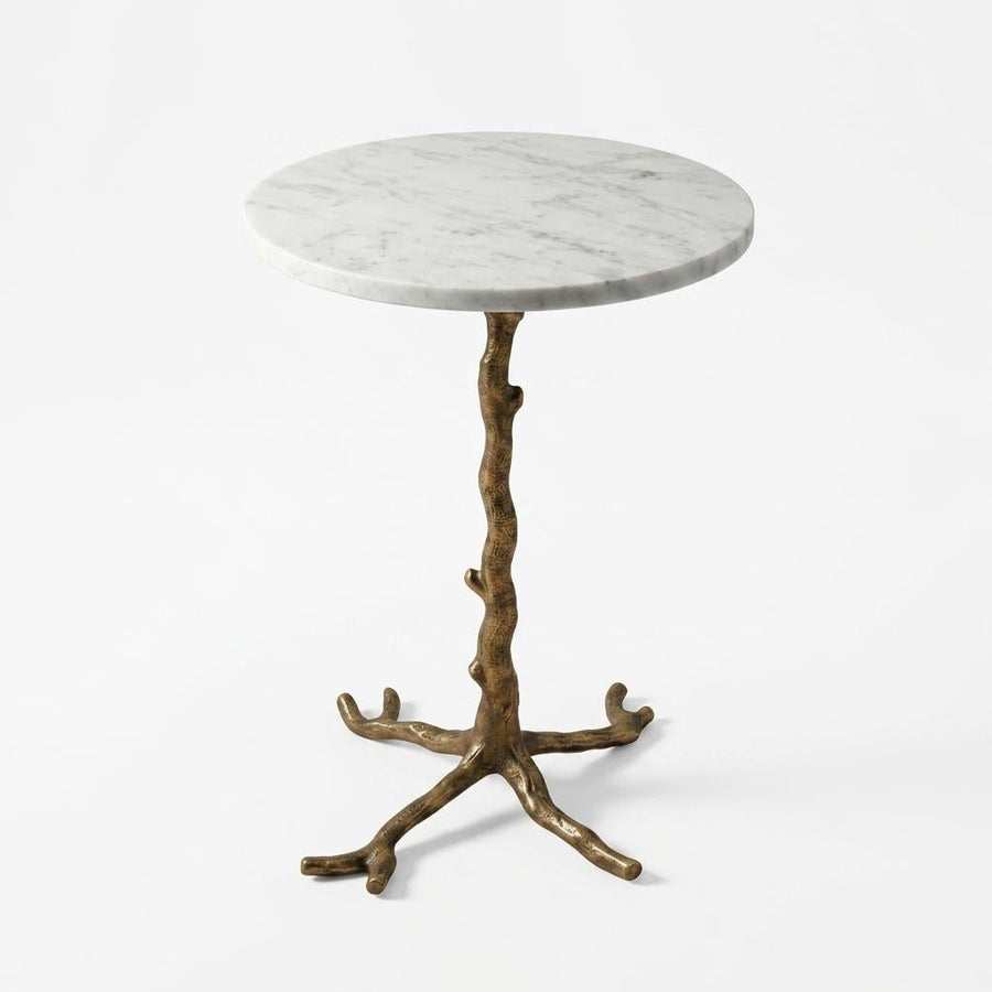 BRANCH INDOOR-OUTDOOR MARBLE ACCENT TABLE
