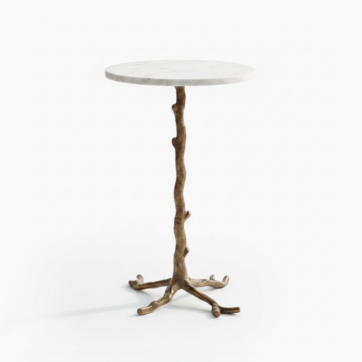 BRANCH INDOOR-OUTDOOR MARBLE ACCENT TABLE