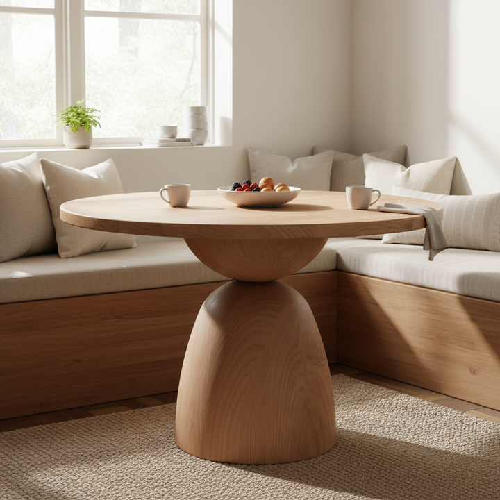 CALI 48"RD BREAKFAST TABLE: NATURAL