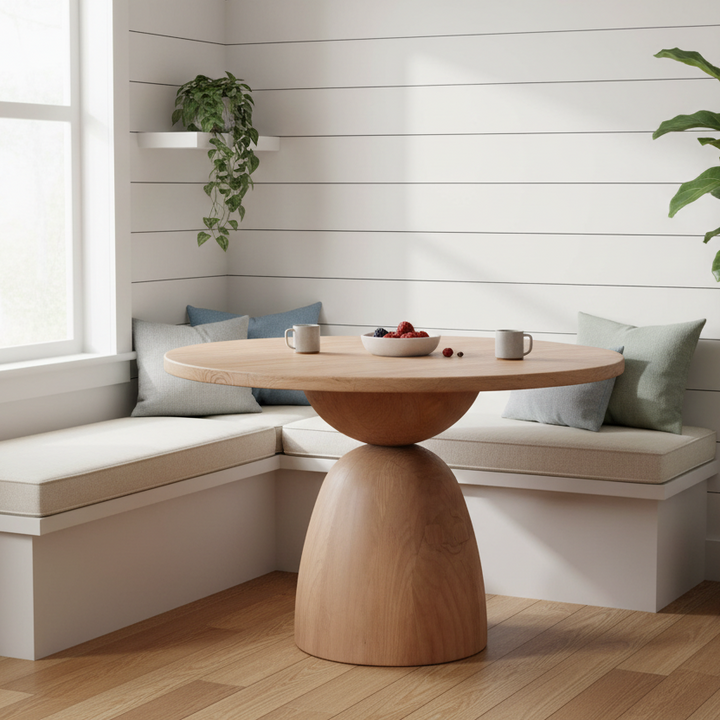 CALI 48"RD BREAKFAST TABLE: NATURAL