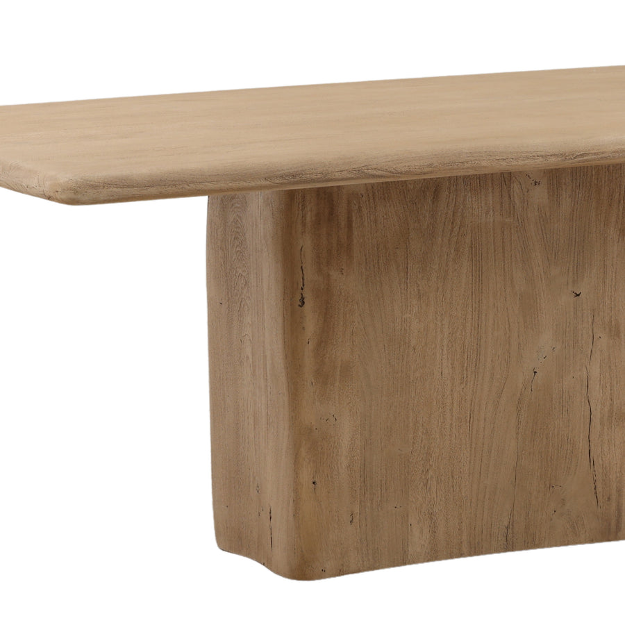 CALLUM WEATHERED NATURAL WOOD DINING TABLE