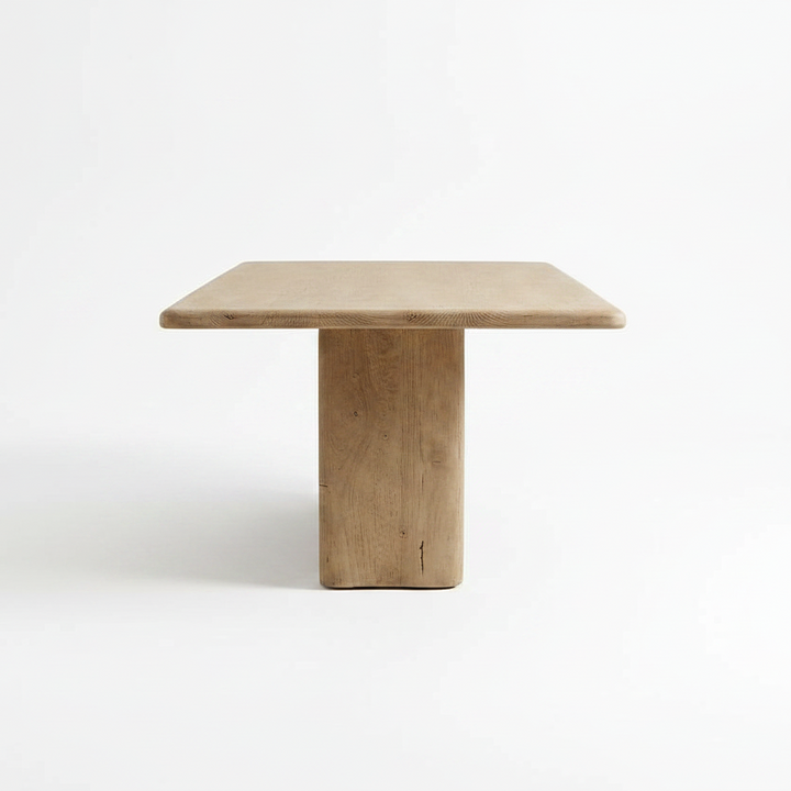 CALLUM WEATHERED NATURAL WOOD DINING TABLE