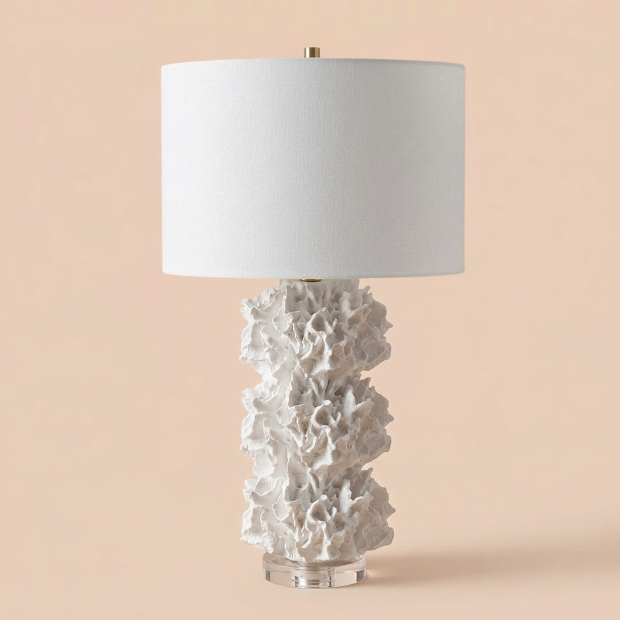 CAMBRE WHITE CORAL TABLE LAMP