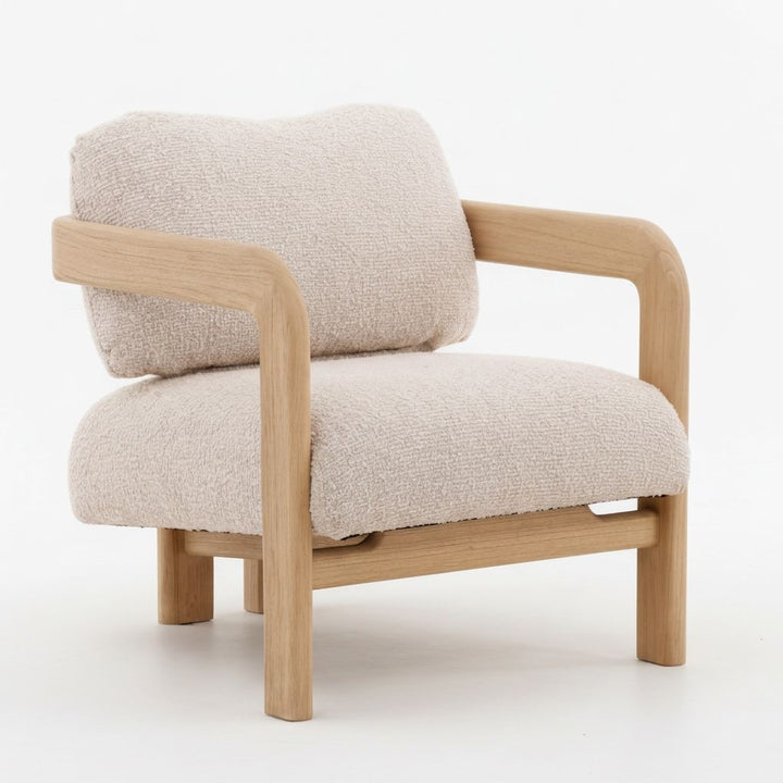 CAMRYN NATURAL BOUCLE ARM CHAIR