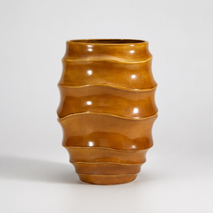 CANYON WAVE INDOOR-OUTDOOR EARTHY PLANTER