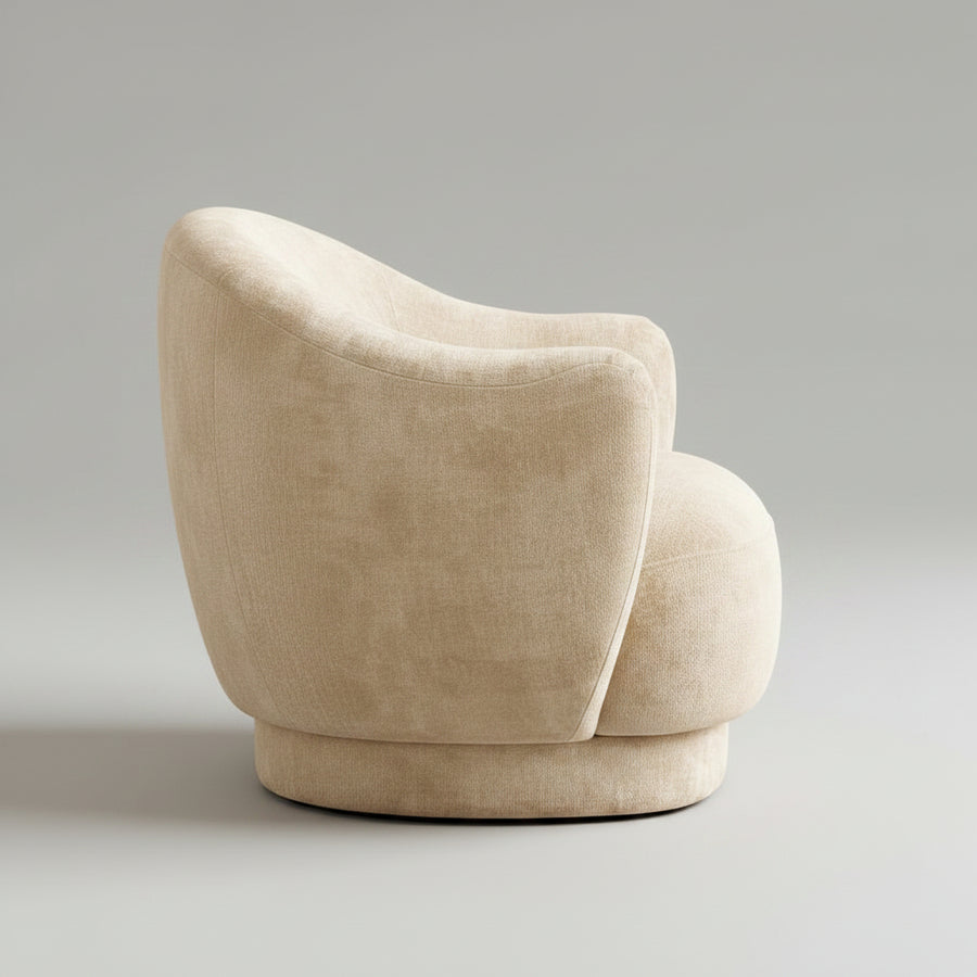 CARVEY VINTAGE VELVET ARMCHAIR