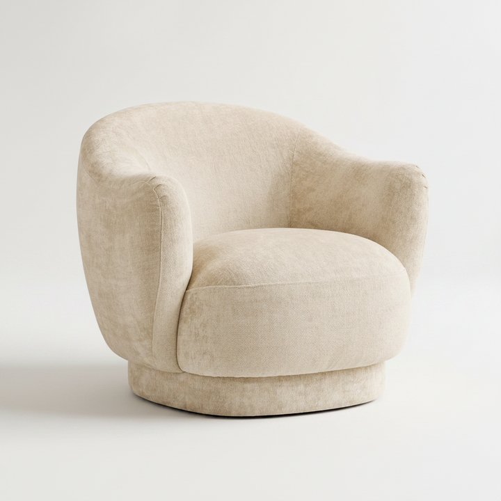 CARVEY VINTAGE VELVET ARMCHAIR