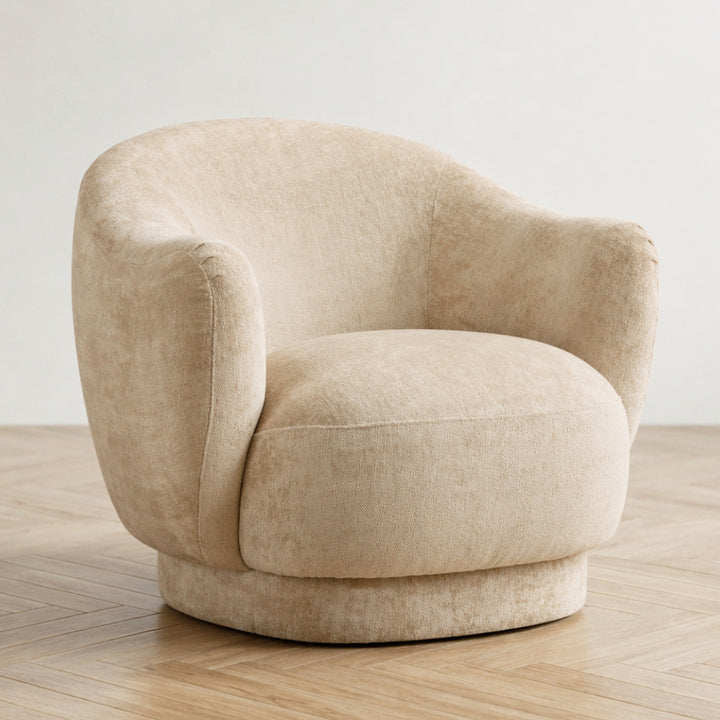 CARVEY VINTAGE VELVET ARMCHAIR