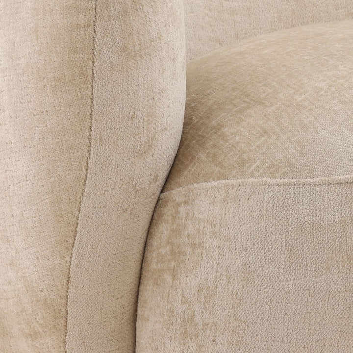 CARVEY VINTAGE VELVET ARMCHAIR