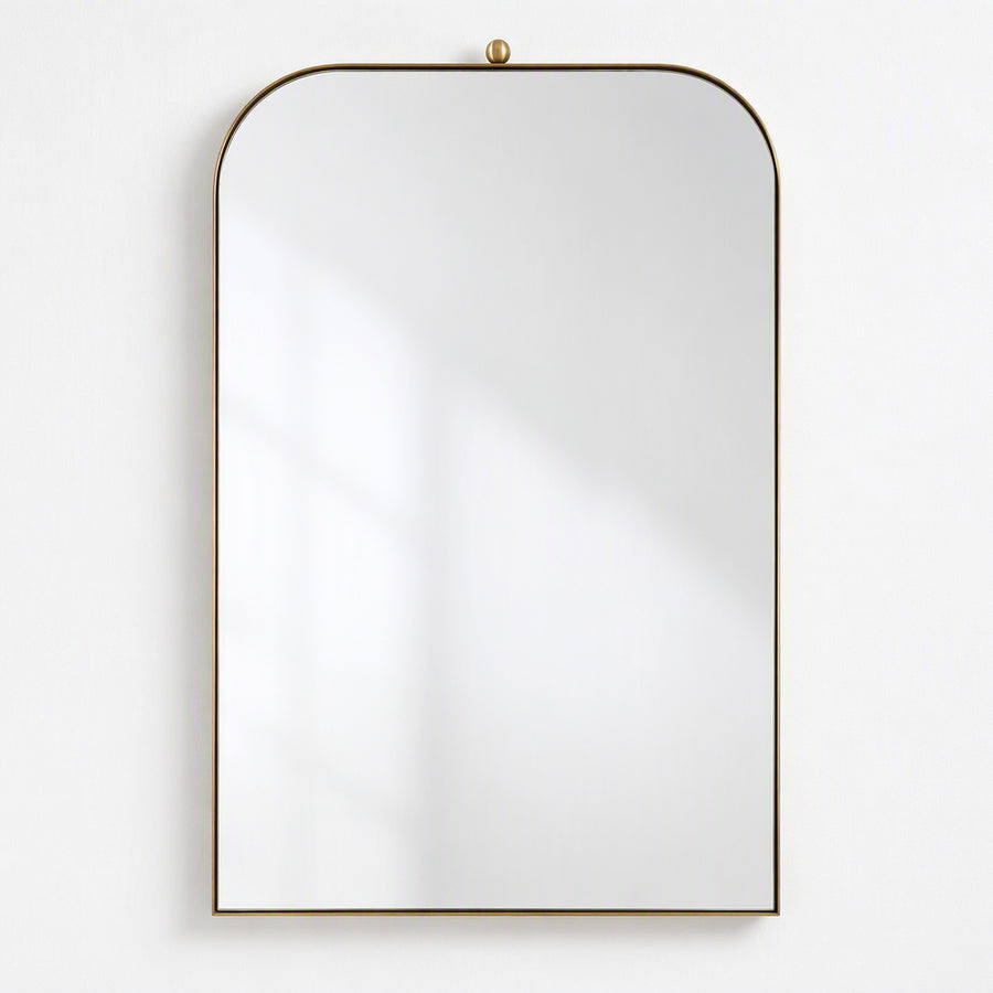 CASSIDY BRASS ARCH VANITY MIRROR