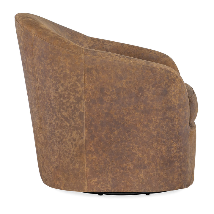 REMI LIVING ROOM SWIVEL CHAIR- SIDE VIEW