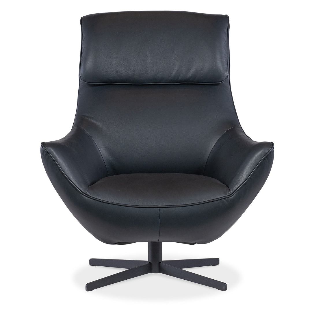 Comfortable and chic swivel armchair