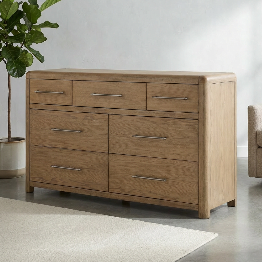 CECIL NATURAL OAK DRESSER
