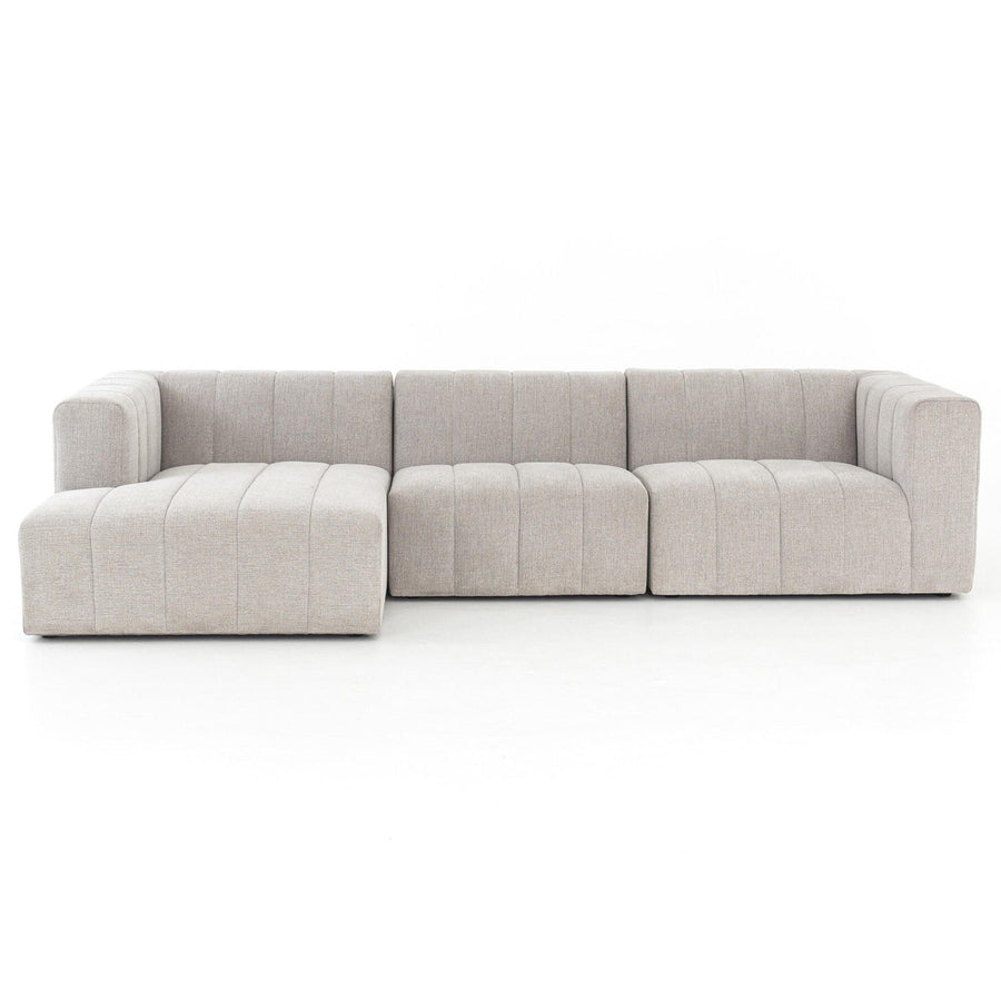 LANGHAM CHANNELED 3-PIECE SECTIONAL SOFA