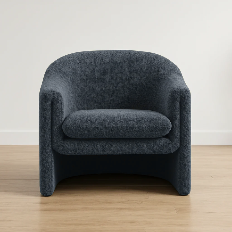 CHARLOTTE CHENILLE UPHOLSTERED ARMCHAIR