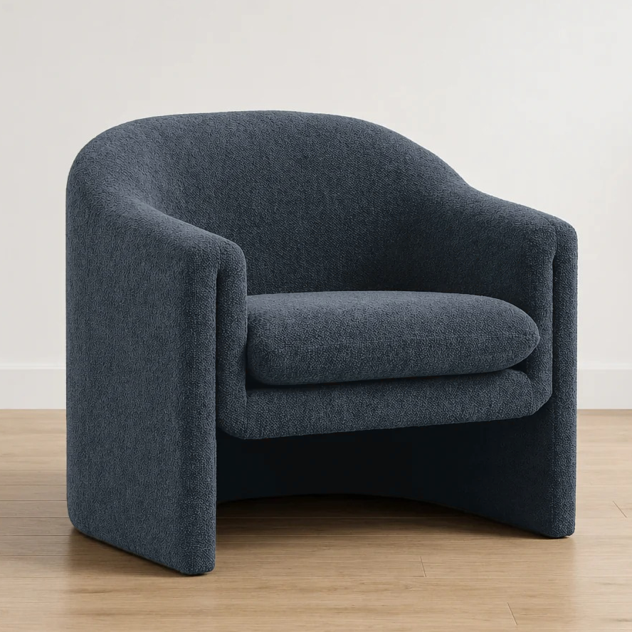 CHARLOTTE CHENILLE UPHOLSTERED ARMCHAIR