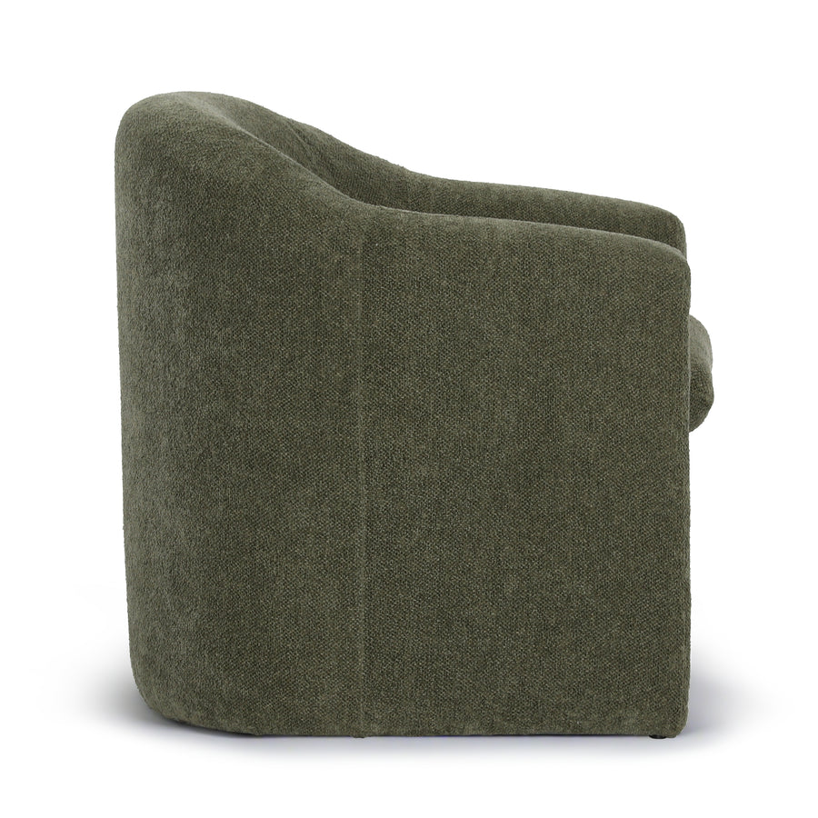 CHARLOTTE CHENILLE UPHOLSTERED ARMCHAIR