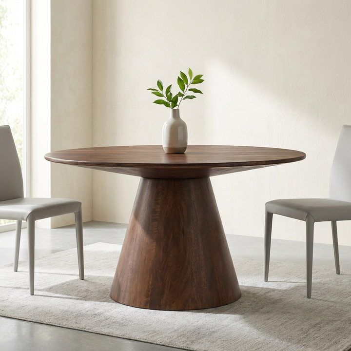 CHARRO 54"RD MANGO WOOD DINING TABLE