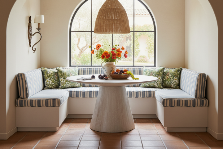 CHARRO 54"RD MANGO WOOD DINING TABLE