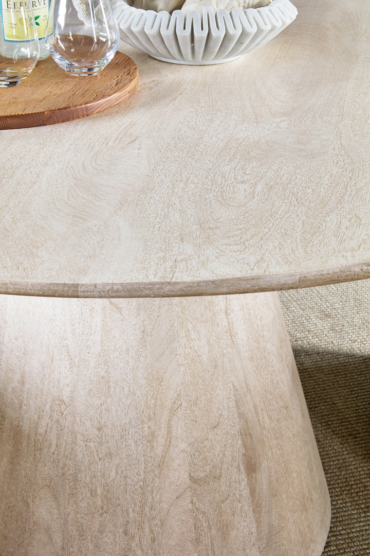 CHARRO 54"RD MANGO WOOD DINING TABLE