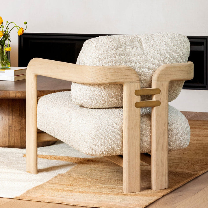 CHAVEZ NATURAL BOUCLE ARM CHAIR