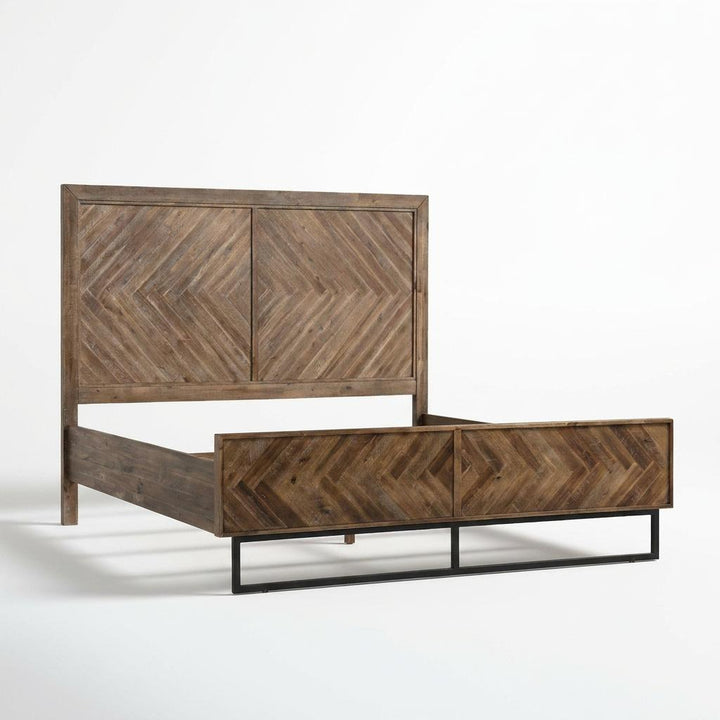 CHEVY ACACIA WOOD PANEL BED