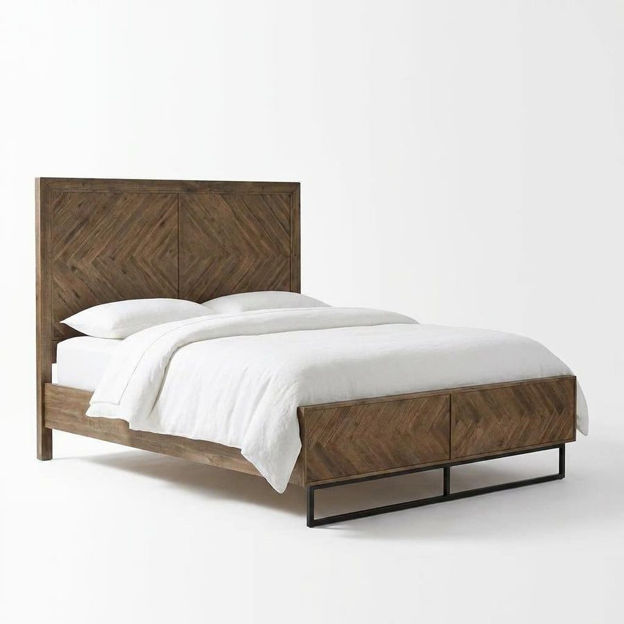 CHEVY ACACIA WOOD PANEL BED