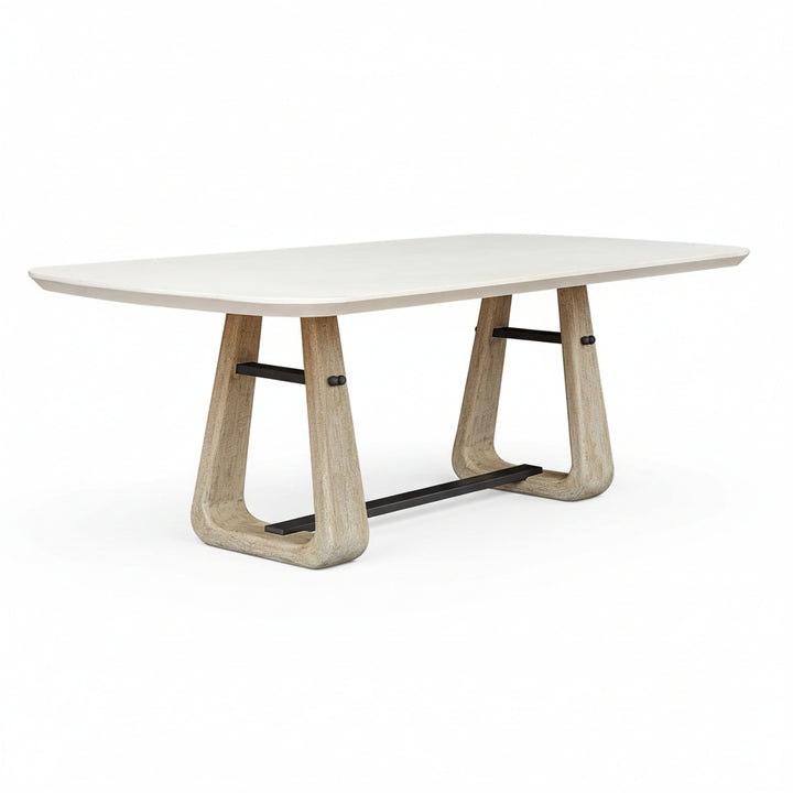CIRO IVORY CONCRETE DINING TABLE