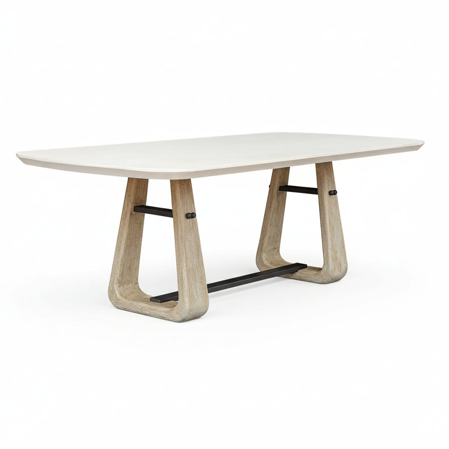 CIRO IVORY CONCRETE DINING TABLE
