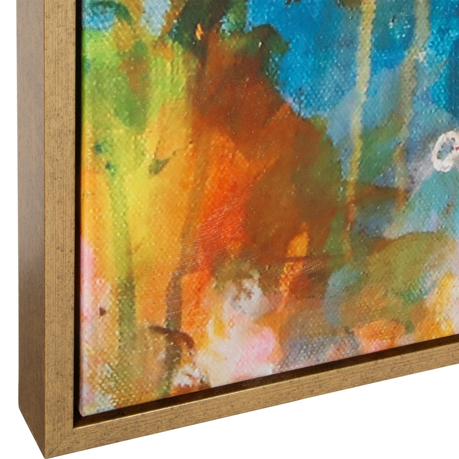 "COLORFUL MINDSET" FRAMED CANVAS ART