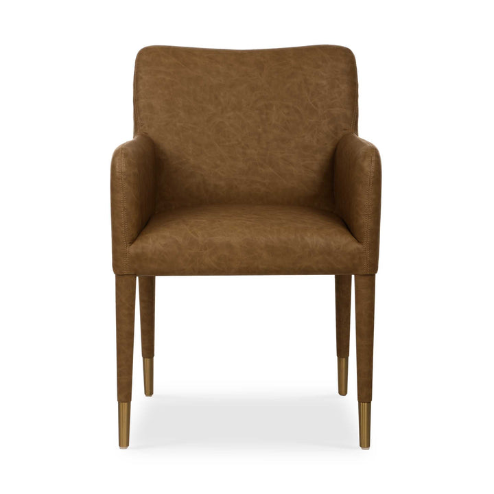 CONIFER LEATHER DINING ARMCHAIR