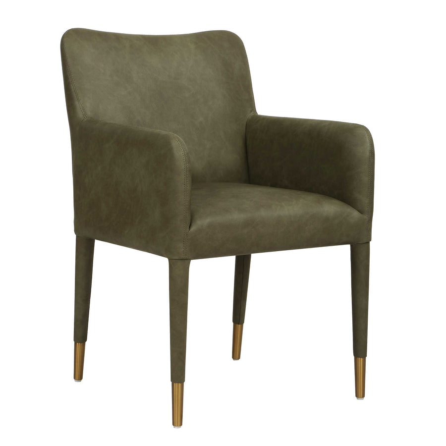 CONIFER LEATHER DINING ARMCHAIR