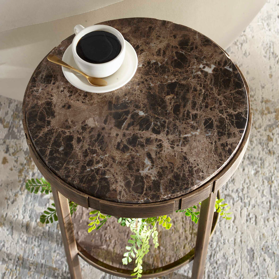 CUSANO MARBLE ACCENT TABLE