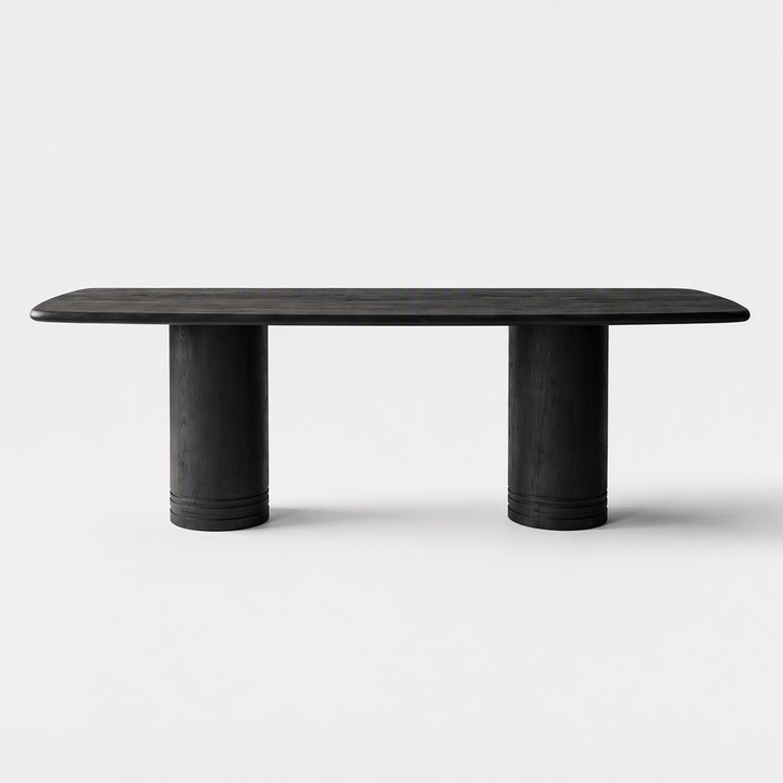 DAPHNE BLACK ACACIA DINING TABLE