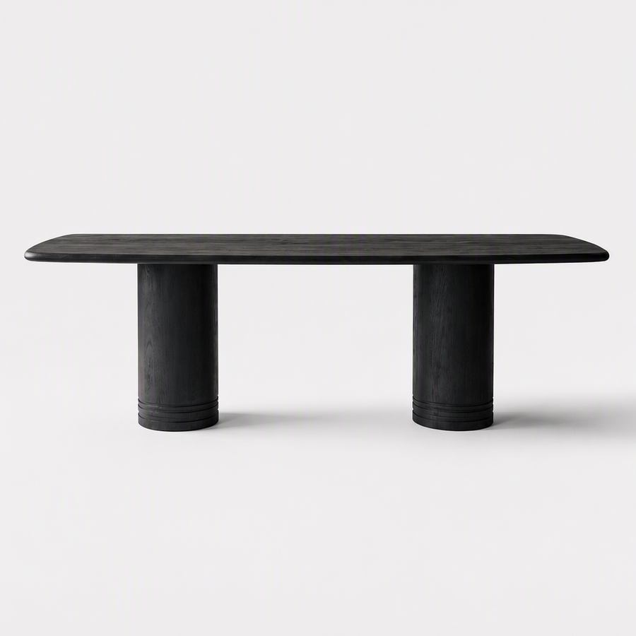 DAPHNE BLACK ACACIA DINING TABLE