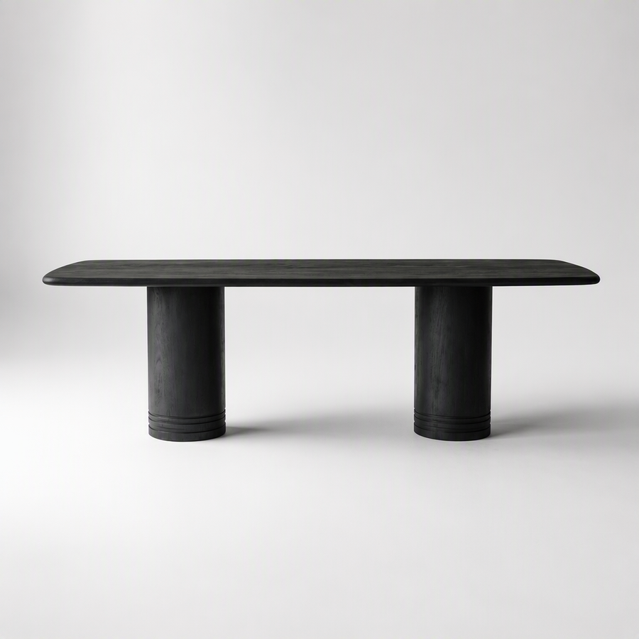 DAPHNE BLACK ACACIA DINING TABLE