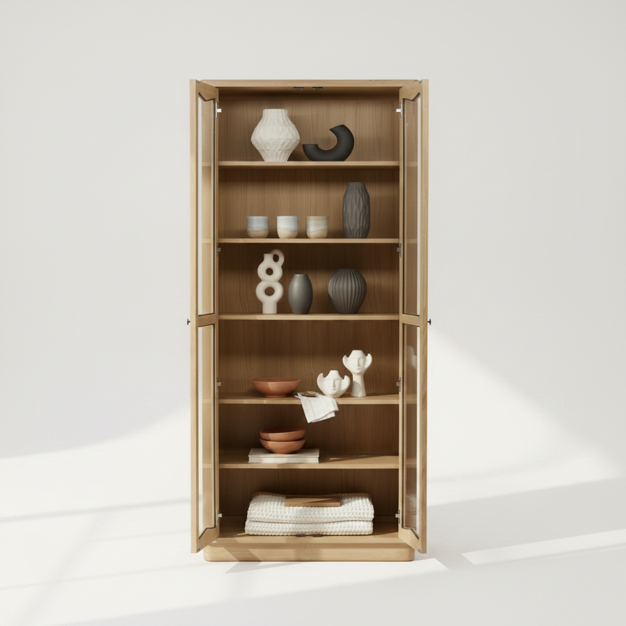 DEANDRA NATURAL OAK CABINET