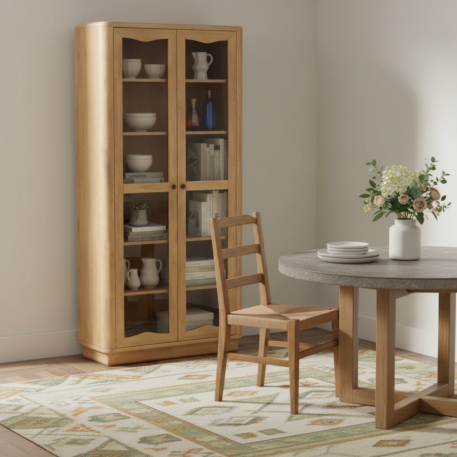DEANDRA NATURAL OAK CABINET