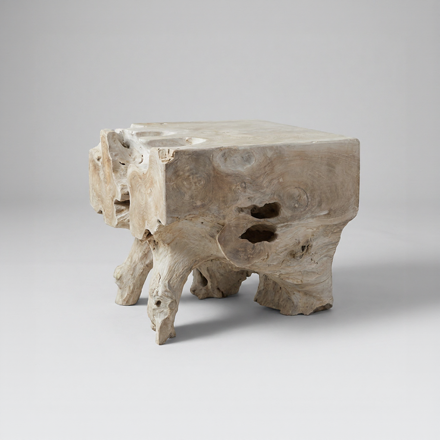DEGUARA BLEACHED DRIFTWOOD COFFEE TABLE