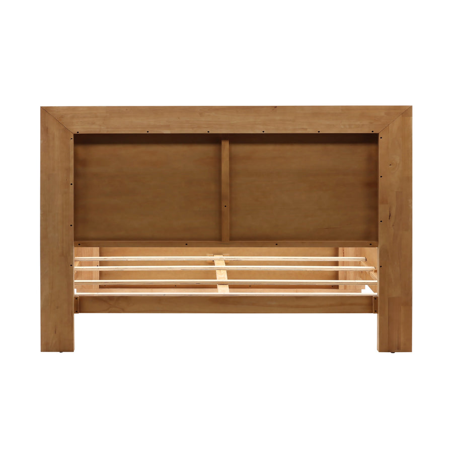 AERIS DECO OAK PANEL BED