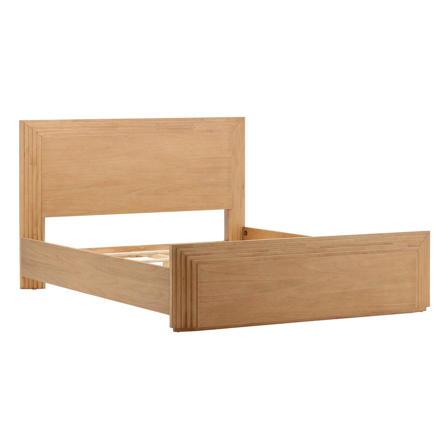 AERIS DECO OAK PANEL BED