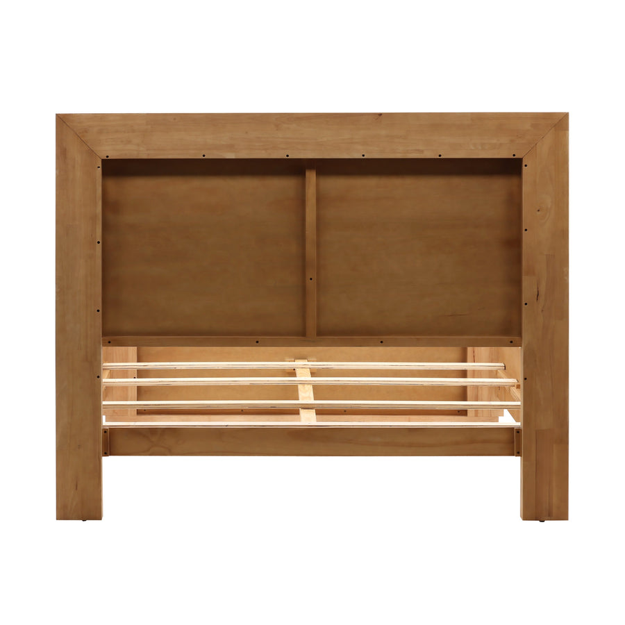 AERIS DECO OAK PANEL BED