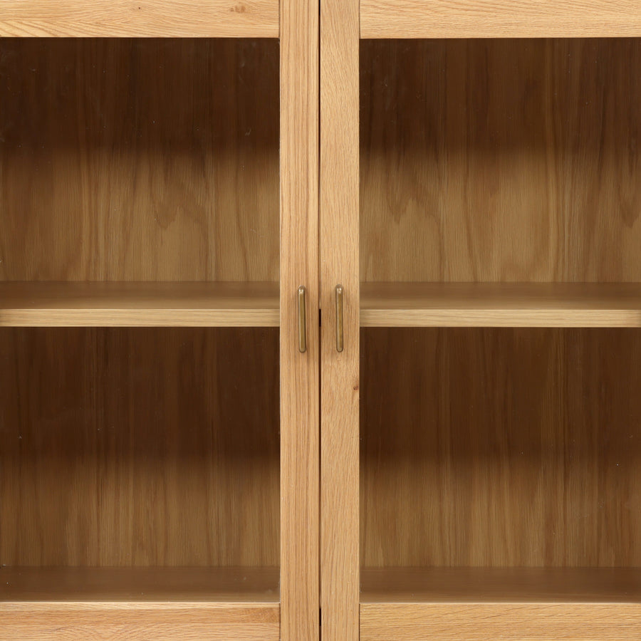 IVY ARCHED NATURAL OAK CABINET