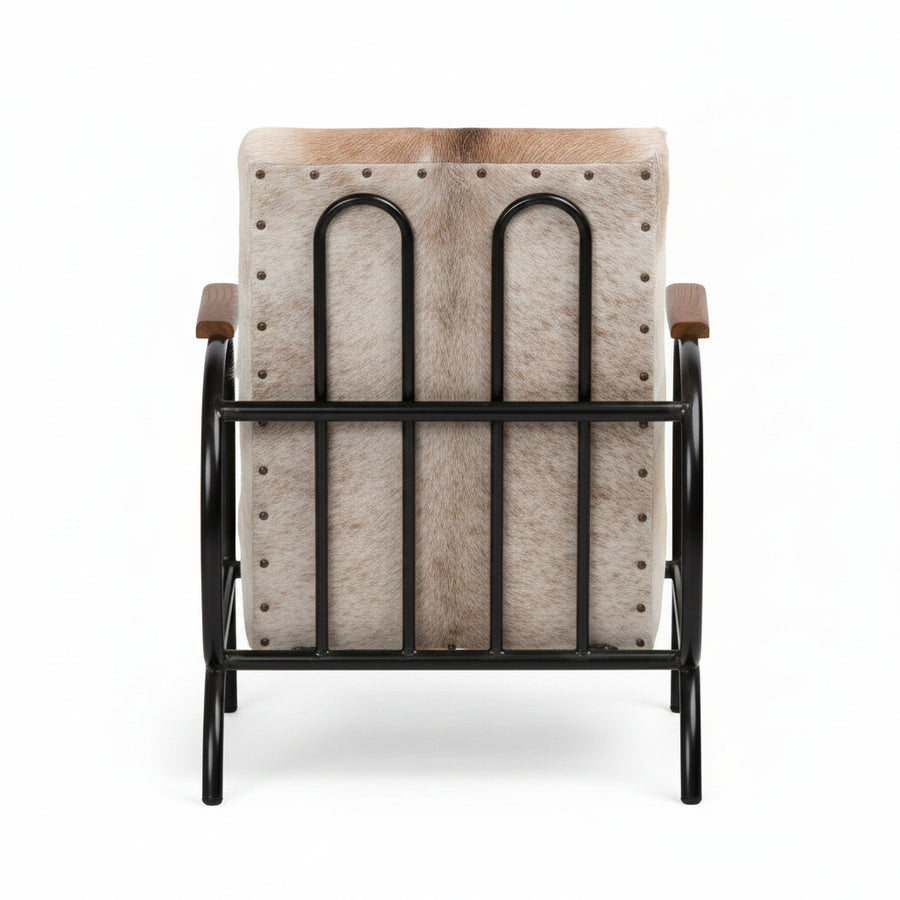 DURHAM HAIR ON HIDE ARM CHAIR