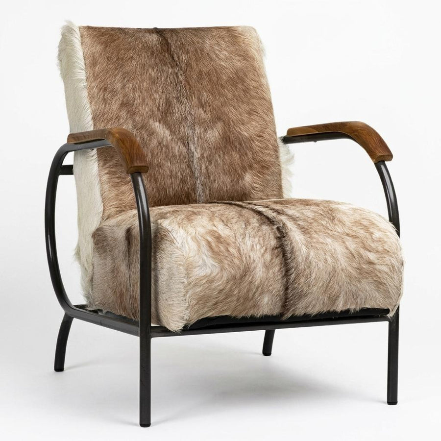DURHAM HAIR ON HIDE ARM CHAIR